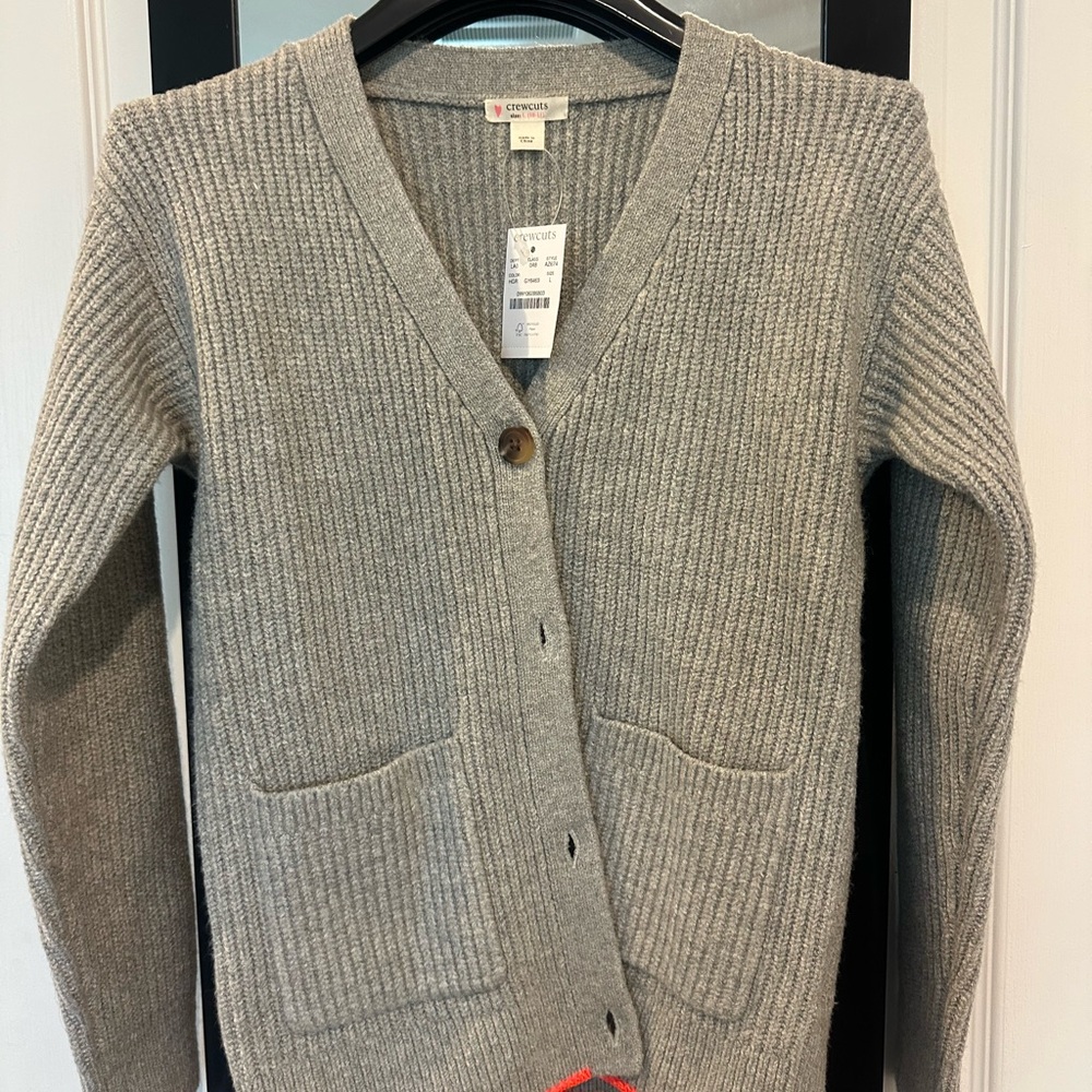 J. Crew Crewcuts Ribbed Cardigan Sweater - Picture 2 of 6